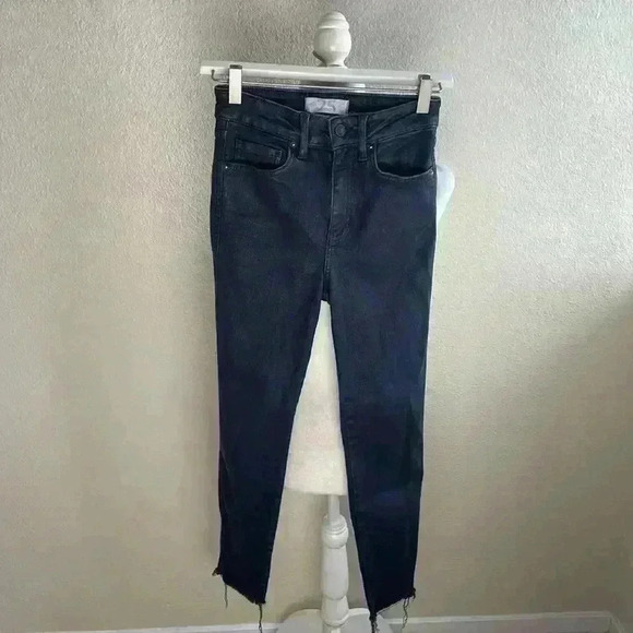 Free People We The‎ Free High Rise Coated Skinny Jeans Size 25 - Picture 4 of 9